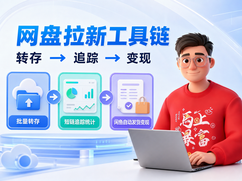 网盘拉新常用工具介绍